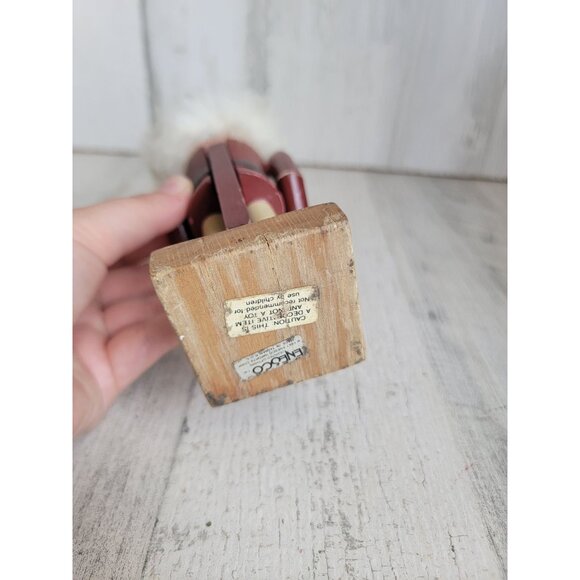 Vintage Enesco AS IS Nutcracker bell lantern figure xmas - Picture 8 of 9